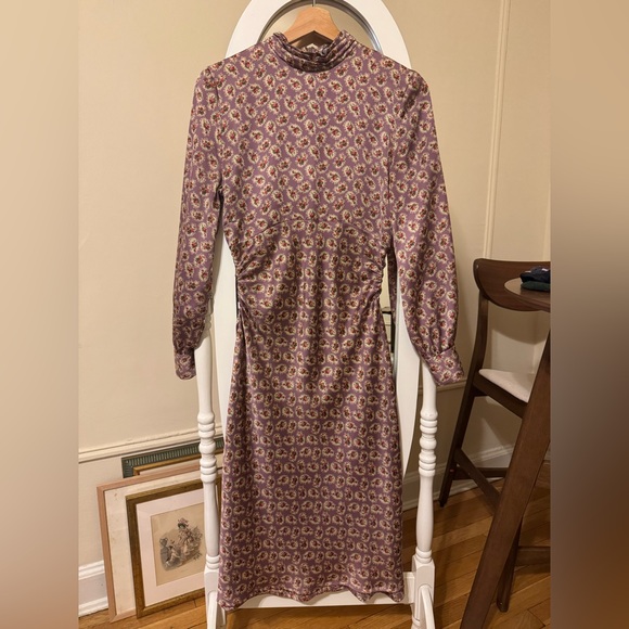 Zara Dresses & Skirts - Zara Purple Tapestry Print Midi Dress, XS